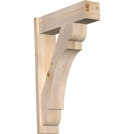 Ekena Millwork Olympic Block Smooth Outlooker, Douglas Fir, 7 1/2"W x 26"D x 38"H OUT08X26X38OLY05SDF